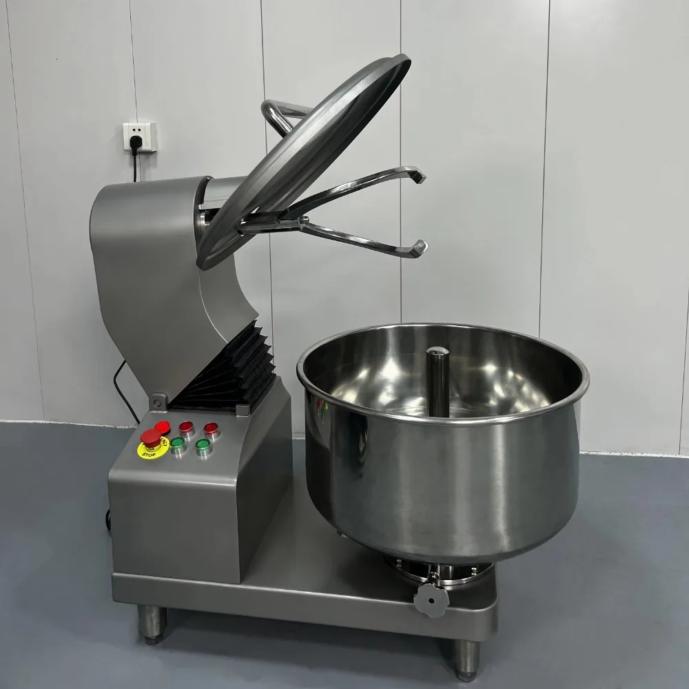 New MHM50/2 Commercial Auto-Lifting Multifunctional Low Noise 304 Stainless Steel Horizontal Dough Mixer for Milk/Water/Flour