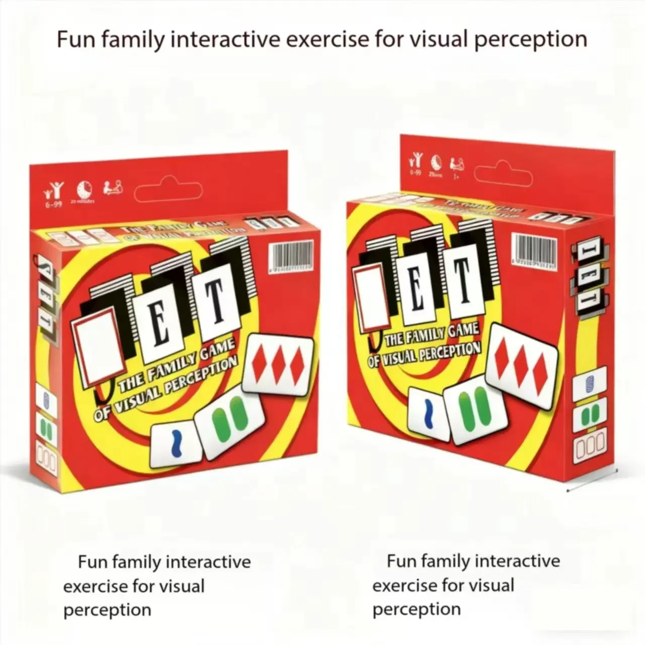 

！！Tangible Colored SET Toy Board Game Single player Multiplayer Desktop Card Leisure Gathering Observation Game