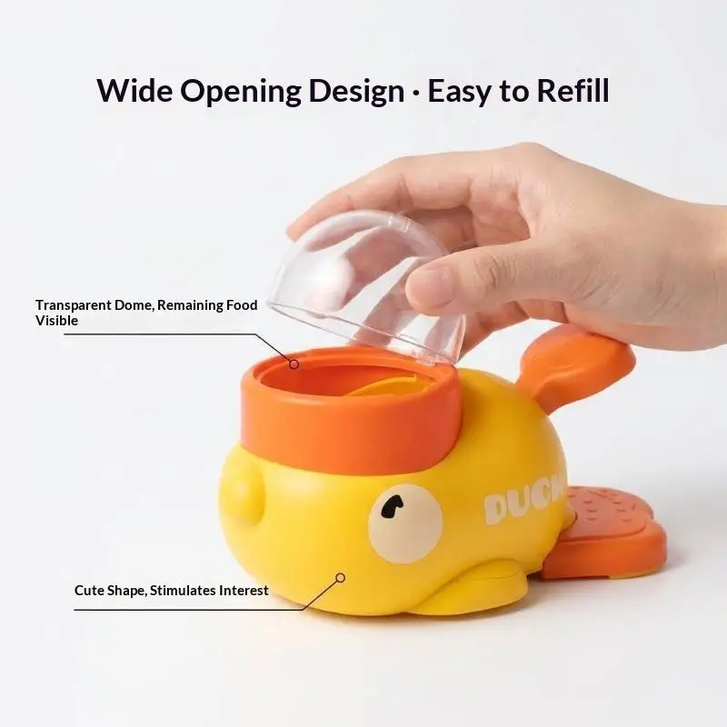 Little Yellow Duck Pattern Pet Cat Dog Leaky Food Toy Intelligence Self‑Entertainment Food Transmitter Pet Play Supplies