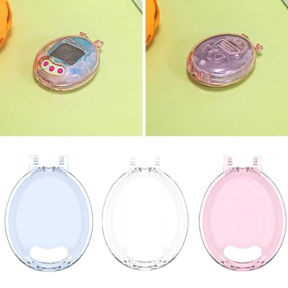Für Tamagotchi Original Silikon Fall Anti-Drop Klar PC Hard Shell Rutschfeste Transparente Schutzhülle Spiel Zubehör