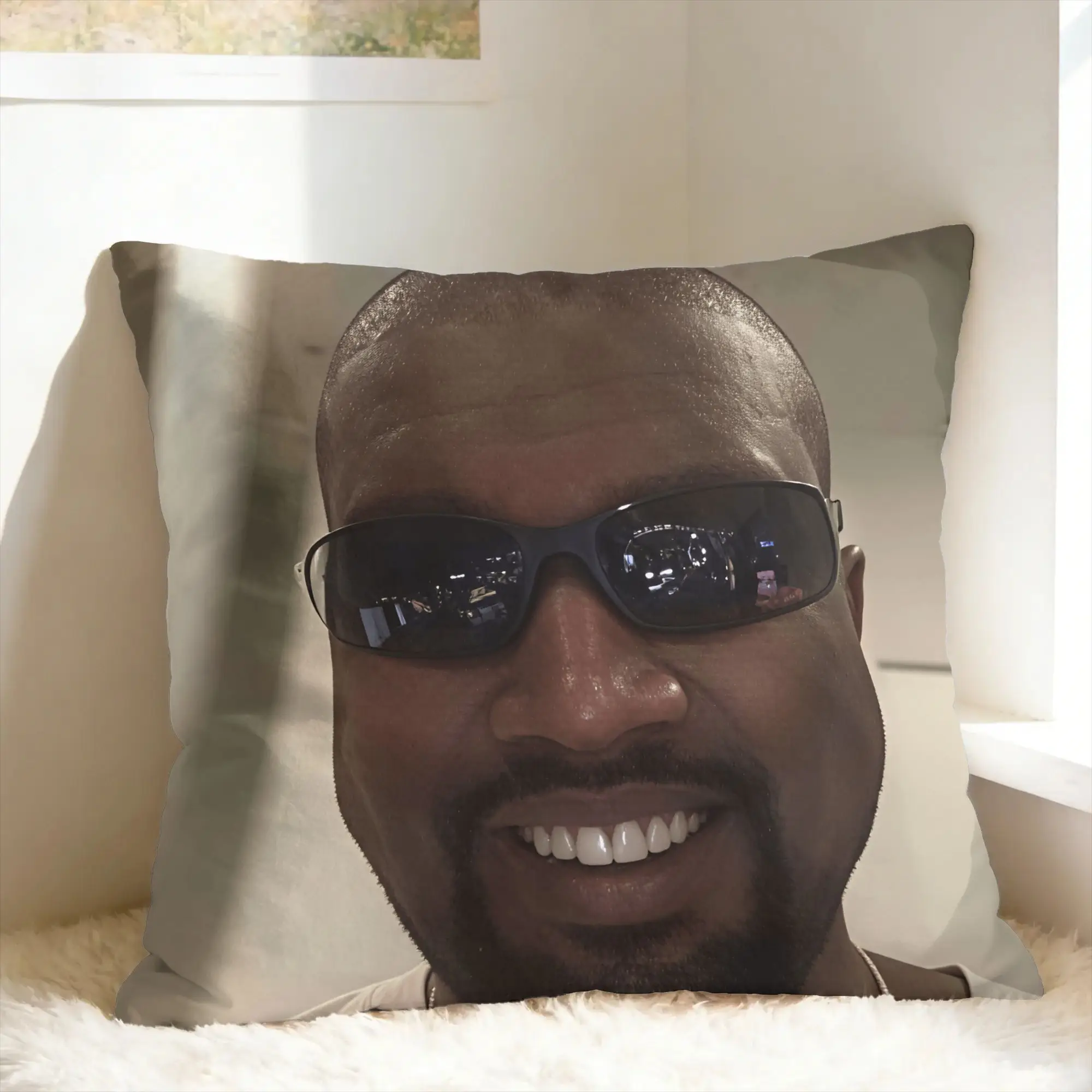 Kanye West Meme Pillow Case  Comfy Pillow Cover For Chair Sofa Home Decor Kawaii Pillowcases