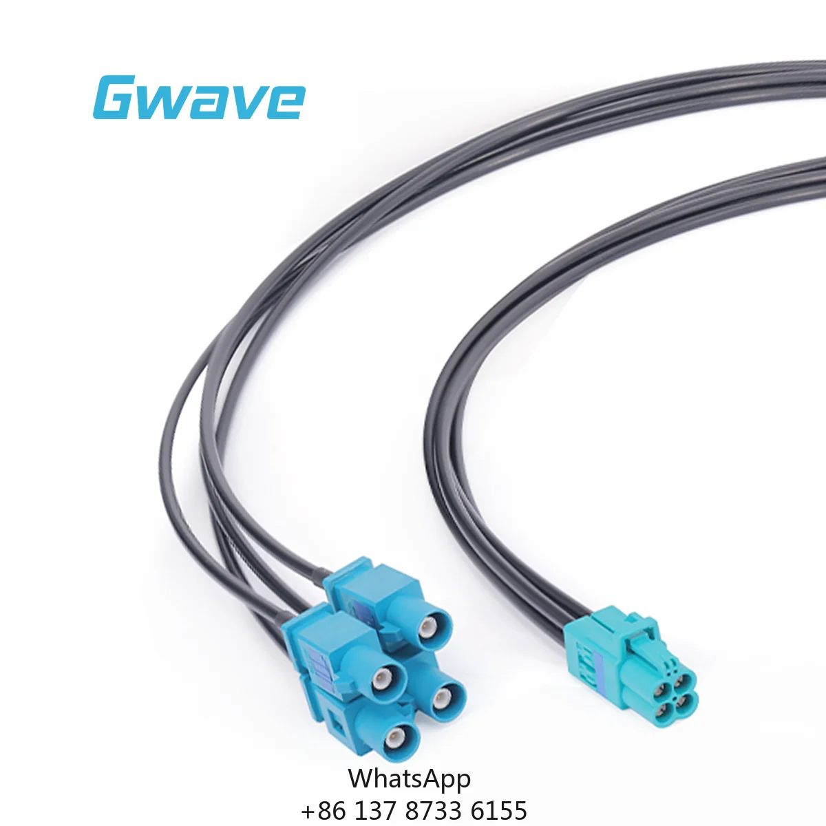 MINI-FAKRA Female To FAKRA Male Cable 50 Ohm RoHS Compliant DC-6GHz 100mm Length For Labs & Test (Rsenberger)