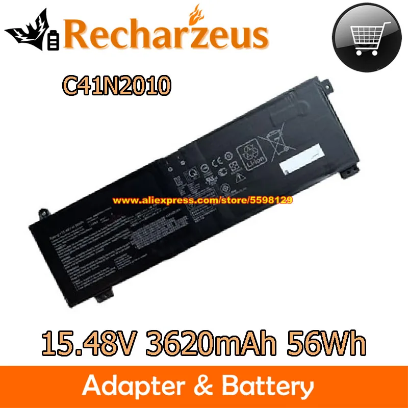 

Genuine 15.48V 3620mAh 56Wh Battery C41N2010 For ROG Strix G15 G513IH G513QC G17 G713QE HX1029T R735B6T HX025T HN093T HN002T