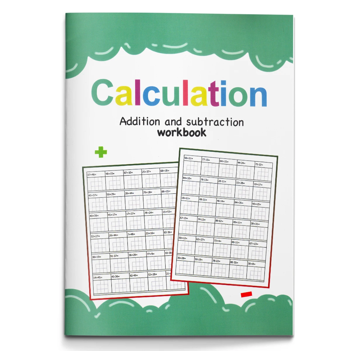 Children Math Arithmetic Practice Workbook, Fun Math Drills & Number Exercises, Boost Calculation Skills for Elementary Students