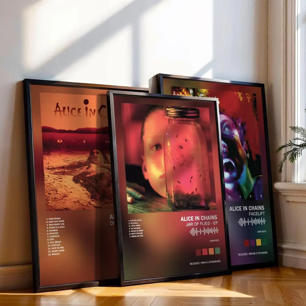 Alice In Chains  Poster Music Album Cover For Room Canvas Painting Print Art Home Wall Decor Picture Gift