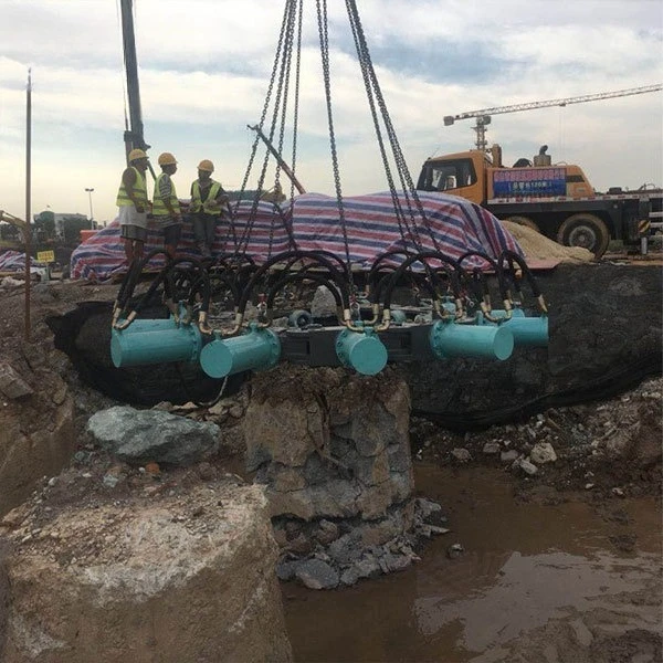 Modular Hydraulic Pile Breaker for Concrete Foundation Pile Head Cutting Machine High Power Pile Cutter Attachment