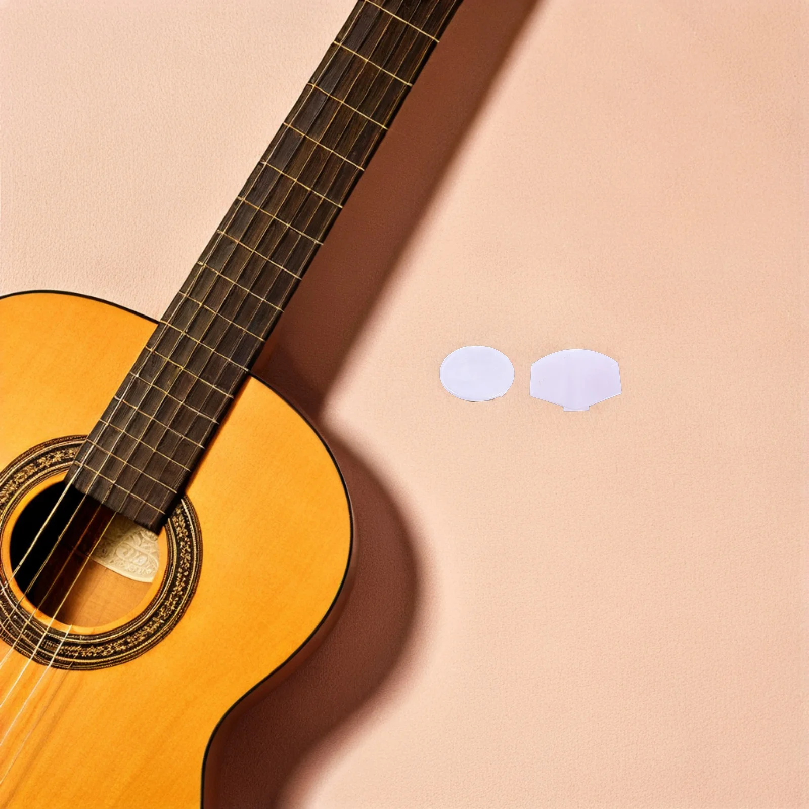 Conjunto de substituição de pinos de afinação de guitarra, 6 peças, para cabeças de máquina de guitarra elétrica acústica com botões quadrados redondos, afinação de precisão