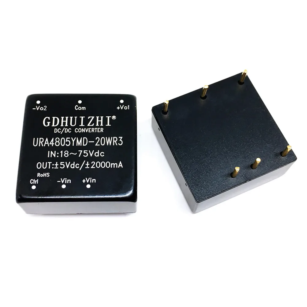 Free shipping  URA4803YMD-20WR3 GDhuizhi original isolated power supply input 18-75V output+/-3.3V 20W Power module