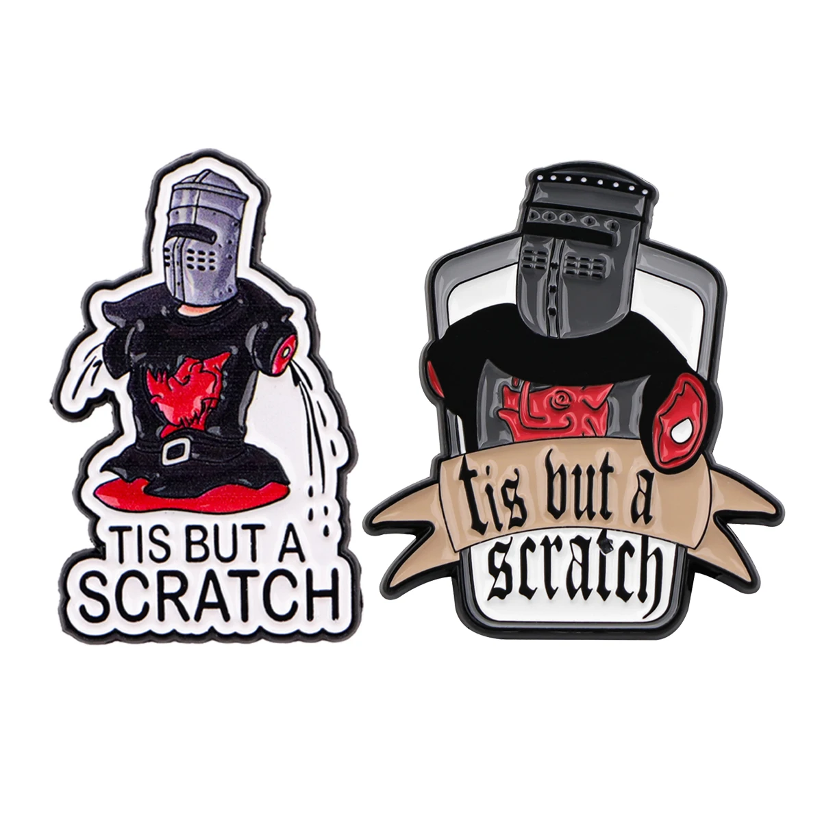 Warrior Enamel Pin Comedy Movie Brooch Pines Lapel Pins Badge on Backpack Clothing Accessories Fashion Jewelry Friends Gifts