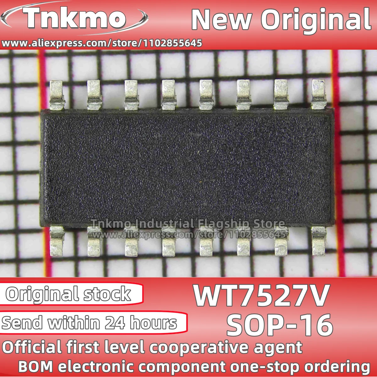 1PCS-50PCS/LOT WT7527V-SG160WT-T2 WT7527V SOP-16 100% New Original