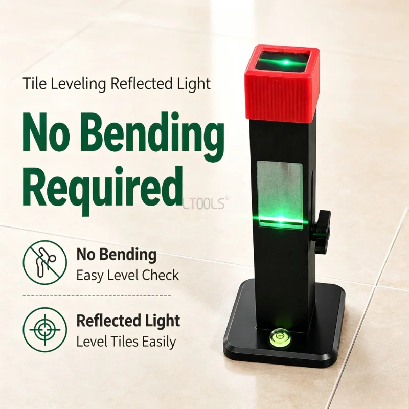 Tile Laying Level Ruler Tile Height Positioning Locator Mason Measuring Tool Large Opening Bricklaying Construction Hand Tool