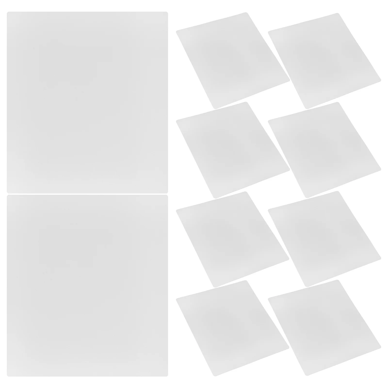 10 قطعة ثلاثية الأبعاد القلم الفن حصيرة قالب رسم شفاف للطباعة ثلاثية الأبعاد لتقوم بها بنفسك مشاريع تعزيز الإبداع لوحة رسم