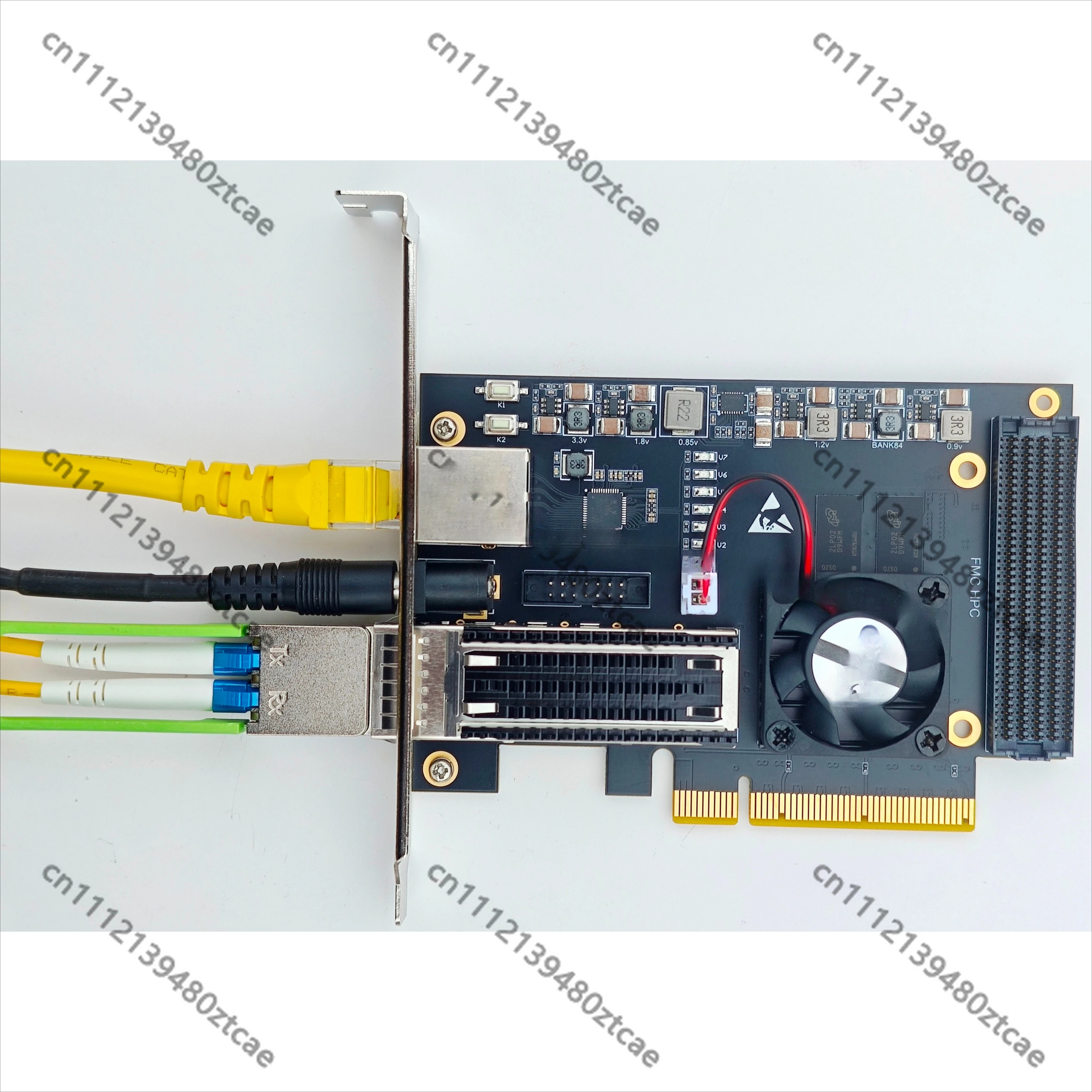 XCKU5P-FFVB676 Programmable Logic Core Board FMC QSFP28 100G Optical Port PCIE 3.0 Development Board