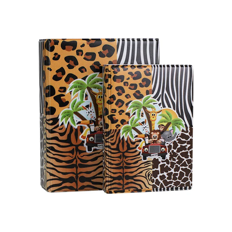 10x15 Safari Photo Album 100 Photos W/Case Clasp Magnet-0857-20933/043x0