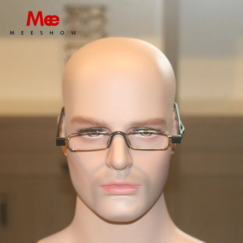 Folding Reading Glasses TR90 Resin Lens Men Women Stainless Steel Reading Eyewear 360 Flex +1.0 +3.5 Case Included 6112