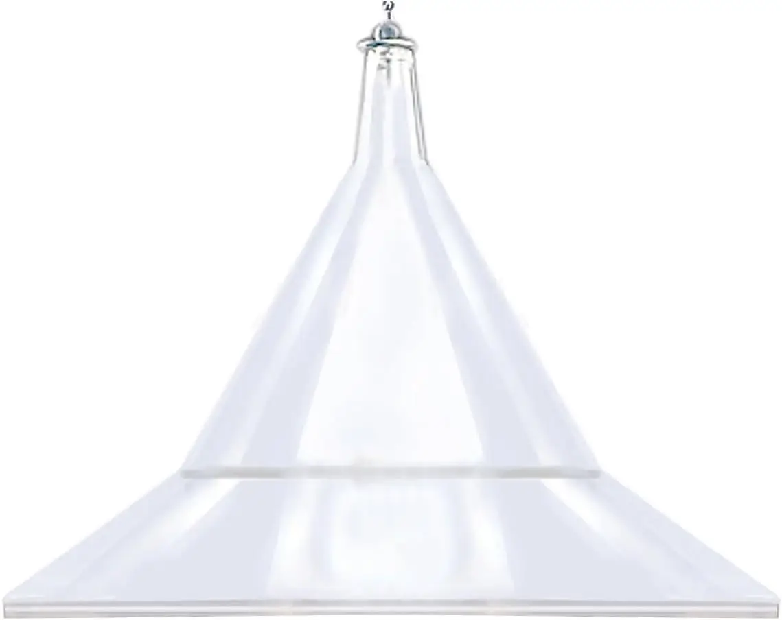 

Crystal Clear 17" Squirrel Baffle Dome, Outdoor Bird Feeder Pole Guard,