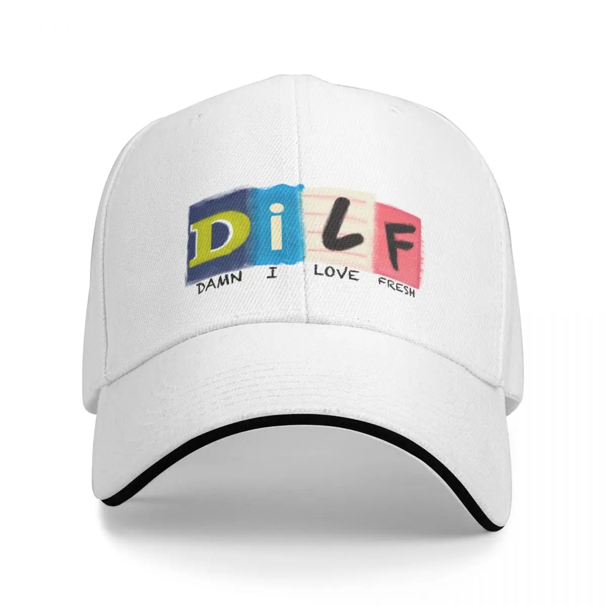 FRESH DILF Baseball Cap party Hat Beach Outing derby hat Women Beach Fashion Men's