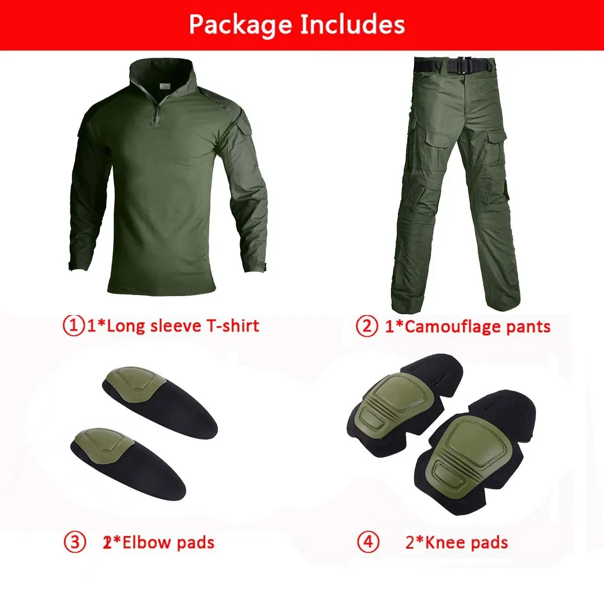 Camo Tactisch Uniform Airsoft Ripstop Pak Multi Pocket Suits Jachtbroek Mannen Training Shirts Airsoft Paintball Kleding Sets