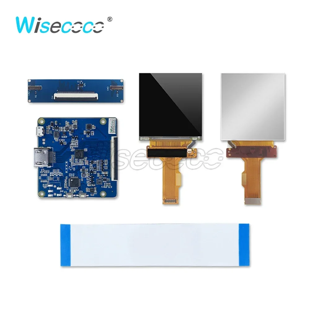 Wisecoco 1440x1440 2.9 Inch Dual Display Square LCD Screen TFT LS029B3SX04 Panel For AR VR Headset MIPI Driver Board