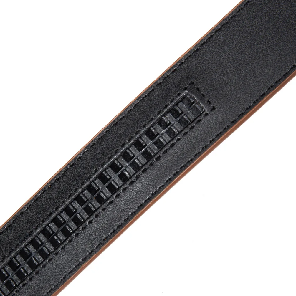 3.5cm Width Leather Belt Men Without Buckle Fashion Designer Mens Belts Luxury Waist Belt Genuine Leather Belt Strap