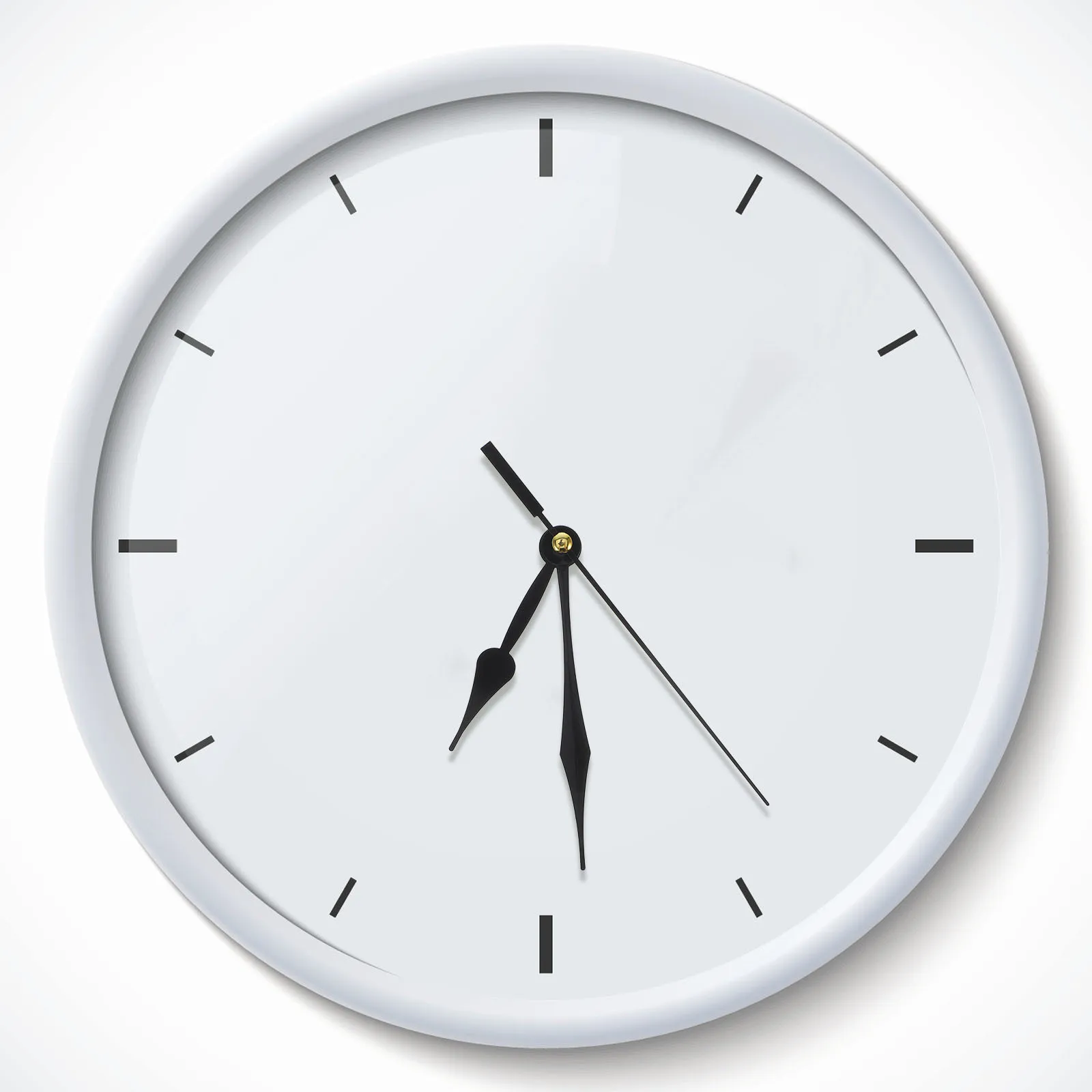 

IWOWHERO 10 Sets Watch Replacement Kit Clock Mechanism Repair Parts Plastic Black Hands Pointer Accessory Tools for Repair