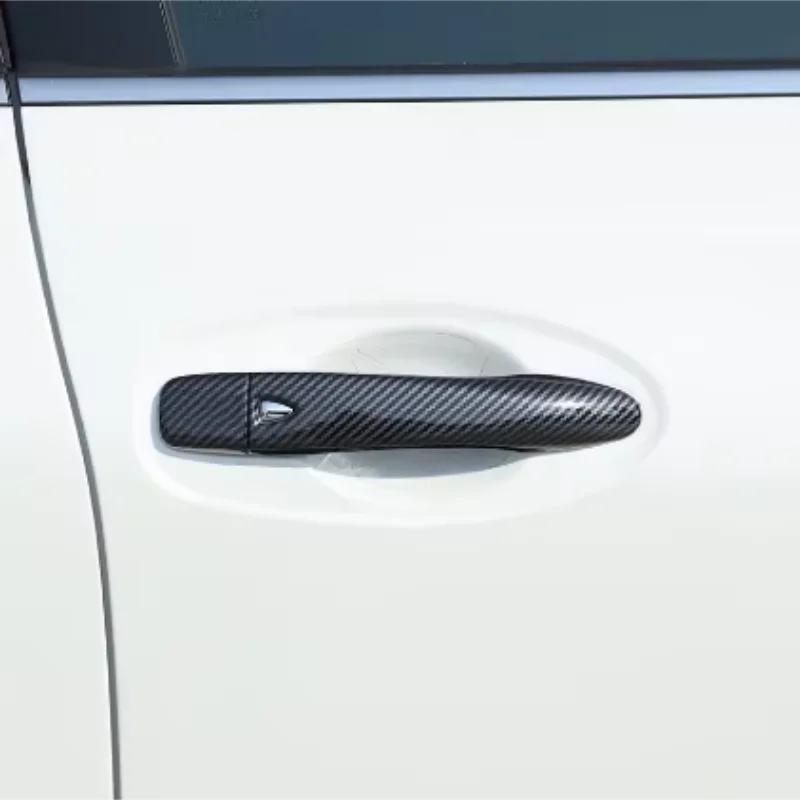 

ABS carbon fiber chrome Fit For Nissan QashQai 2023 2024 2025 side door handle cover molding decorative sticker accessories