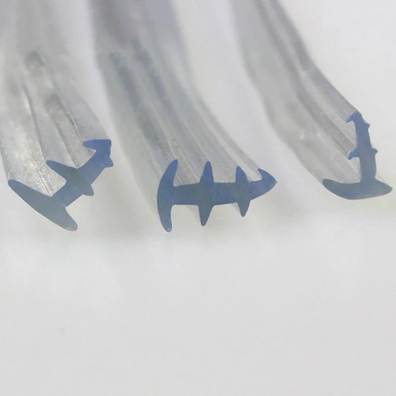 1 Meter T-förmiger Aluminium-Fenster-Tür-Glasdichtungsstreifen, Gummidichtung, Zugluftdichtung, Winddichtung für Spalten – Detail 3