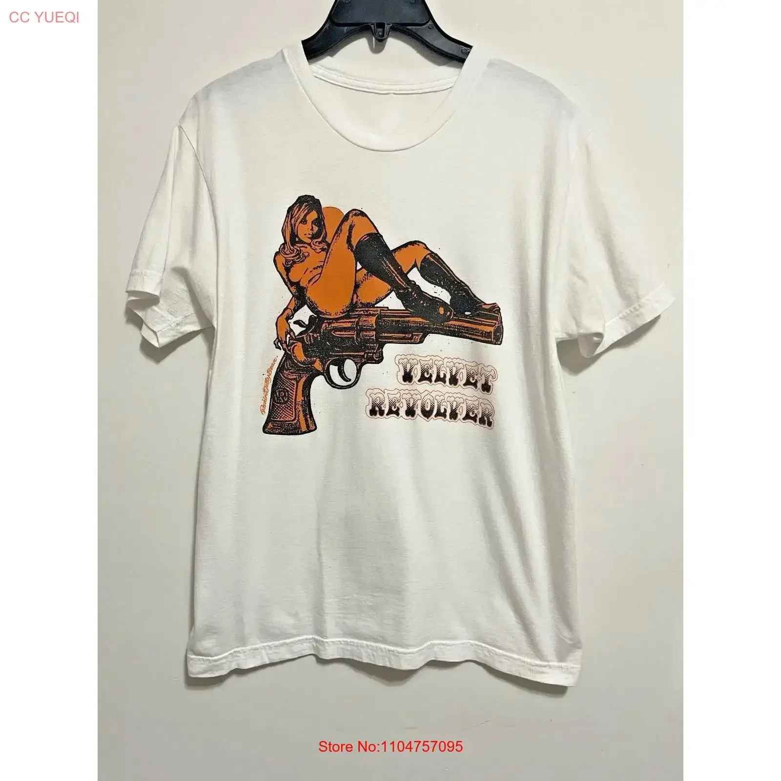 Velvet Revolver Band Vintage Style T Shirt Concert S 5XL WHite CC158 vintage Washed Stretched homme Casual Soft