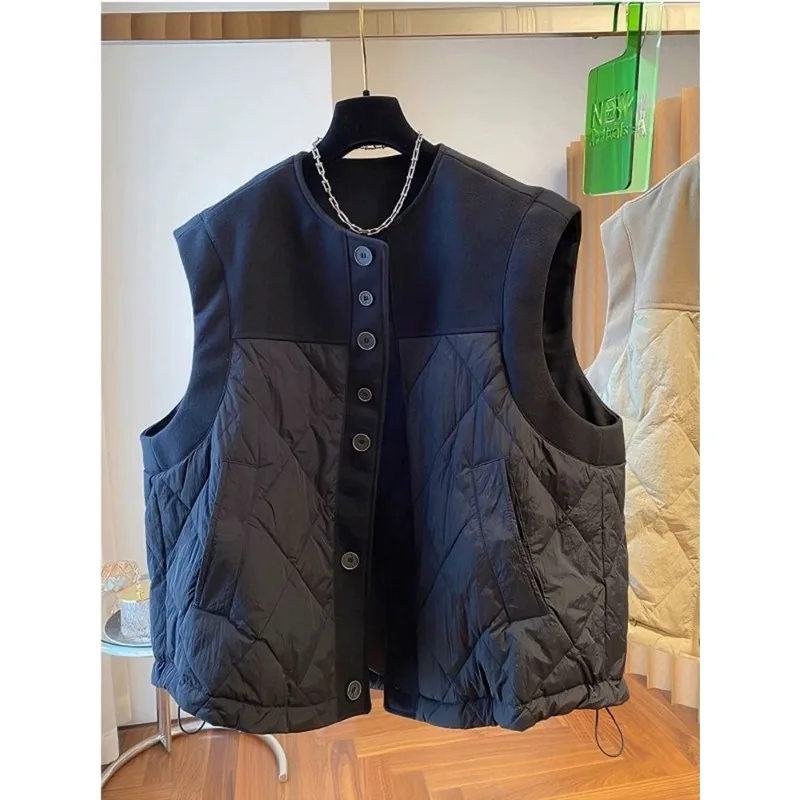 المرأة الجديدة ربيع الخريف الشتاء الكورية نمط سترة صدرية ملابس خارجية