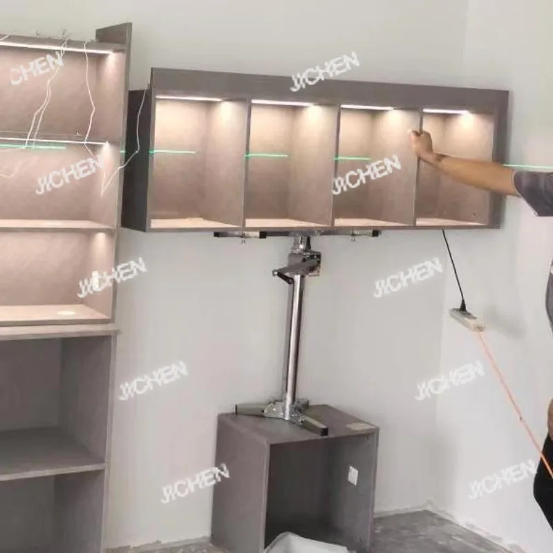 

Multifunctional Wall Cabinet Mounting Bracket Stainless Steel 100KG Load-bearing Portable Lifting Platform 1.2m/1.5m/1.8m/2.1m