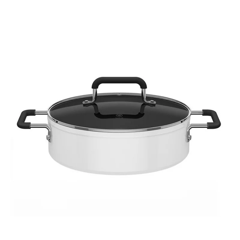 Xiaomi Zhiwu Soup Pot Food-grade Non-stick Coating Induction Cooker Cooking Pan with Stainless Steel Steamer