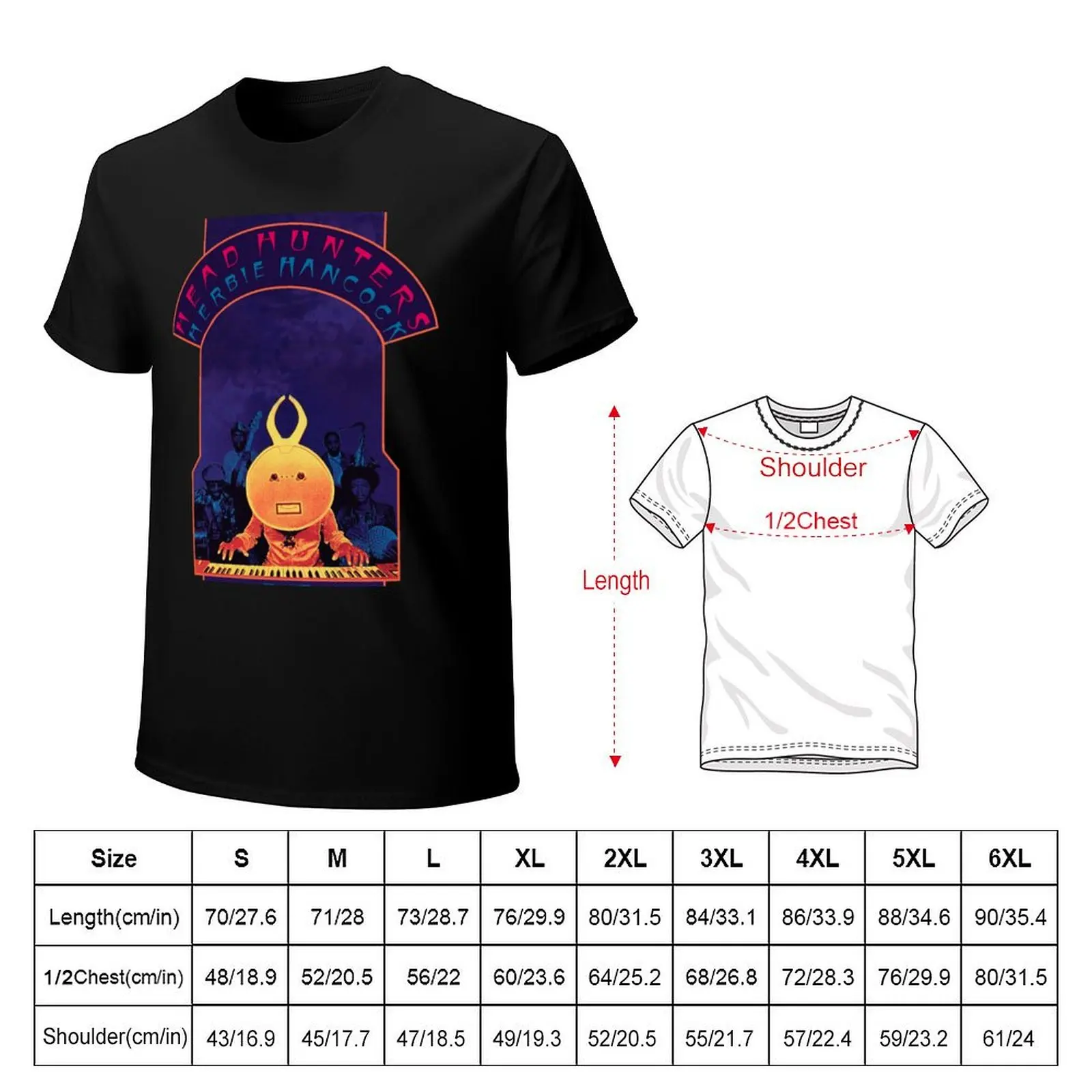 Herbie Hancock - Head Hunters T-Shirt plus size tops summer clothes Blouse mens t shirts top quality