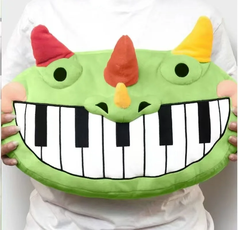 

New animation PIANOsaurus Piano Dragon Pillow 25cm Nightmare Critters Piano Dragon Plush Pillow Pillow Gift