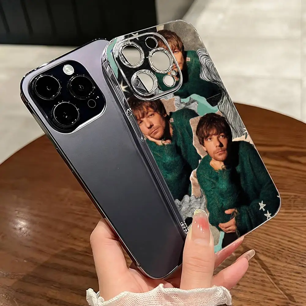 

L-Louis Singer t-Tomlinsons Phone Case For iPhone 17 16 15 14 13 12 11 Mini Pro Max Plus Transparent Cover