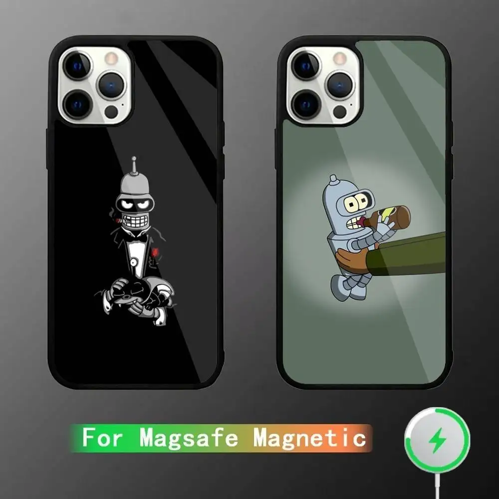 

Futurama Anime B-Bender Phone Case For iPhone 17,16,15,14,13,12,11,Pro,Max,Plus,Mini,SE4,E Magnetic Magsafe Wireless Charging