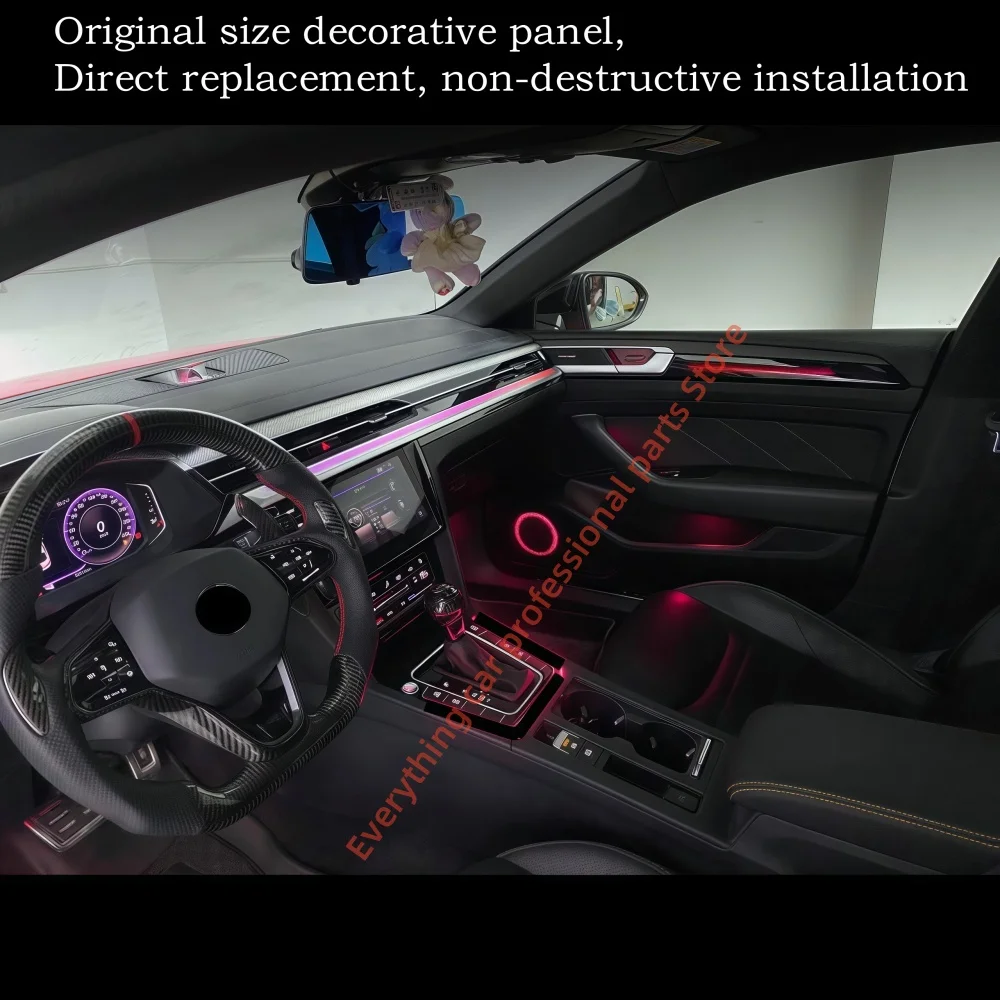 Car colorful Ambient light for Volkswagen VW Arteon Door LED trim interior light modification APP screen control 30 colors