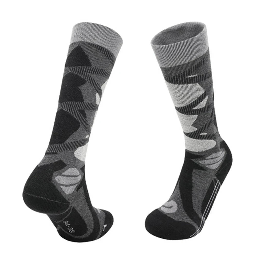 Heren dames jeugd winterskisokken dikker katoen warm houden snowboarden schaatsen skiën buitensportkousen comfortabel