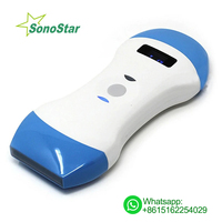Sonostar Wireless Ultrasound Probe 5CPL C4PL 3 in 1 Scanner 128 element Portable Machine WIFI USG handheld color doppler 2 head
