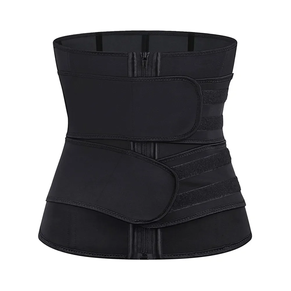 

Women Latex Waist Trainer Body Shaper Corsets With Zipper Cincher Corset Top Slimming Belt Shapers Shapewear Plus Size