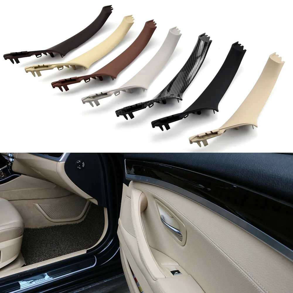 

RHD Right Driver Car Interior Door Handle Armrest Panel Pull Trim Cover Set For BMW 5 Series F10 F11 520i 523i 525i 528i 530i