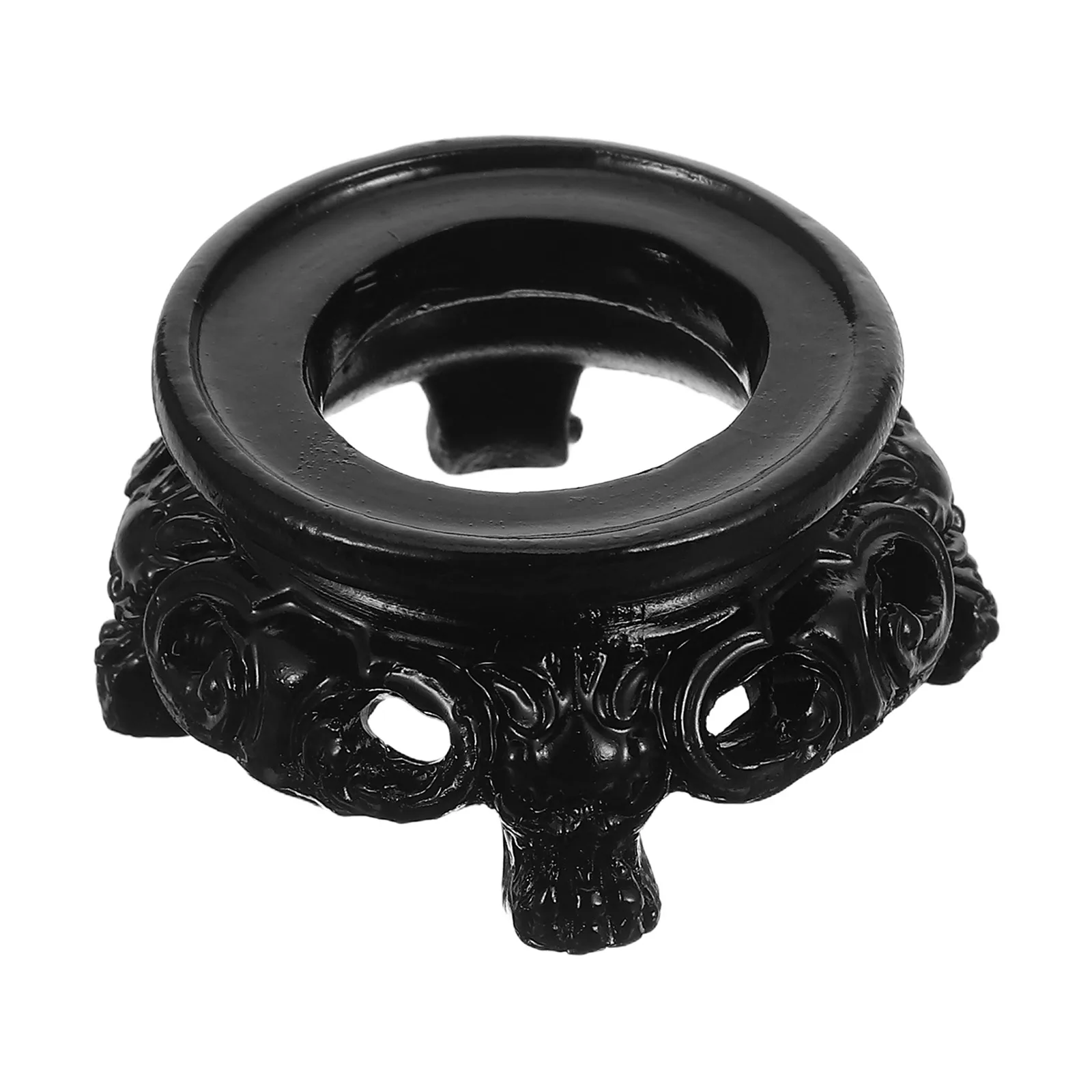 

Crystal Ball Resin Hollow Base 8 Number Sphere Resin Crystal Sphere Stand Holder Home Office Decorative