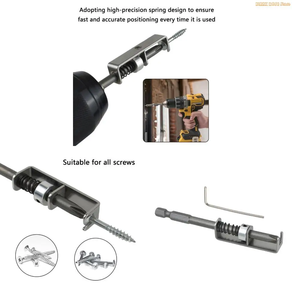 

K1AE Эргономичная пружинная отвертка с противоскользящей ручкой Легкий алюминиевый сплав подходит для использования в помещении