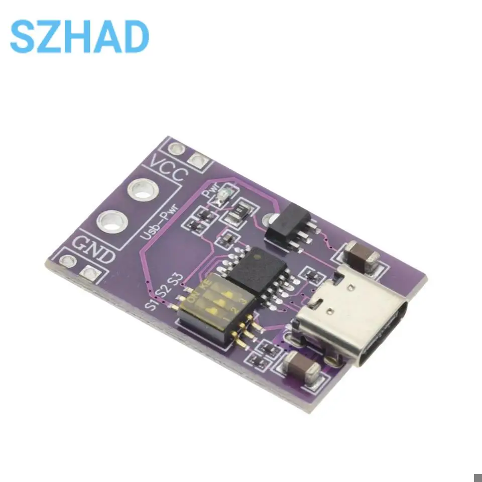 Type-C QC AFC PD2.0 PD3.0 To DC Spoof Scam Fast Charge Trigger Polling Detector USB-PD Notebook Power Supply Change Board Module