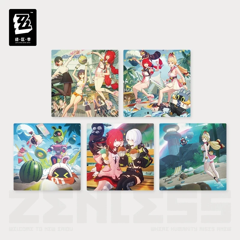 Official ZenlessZoneZero Genuine “Lido Photo Series” Merchandise: Photo Collection Clear Card Set, Volume 3—Gift