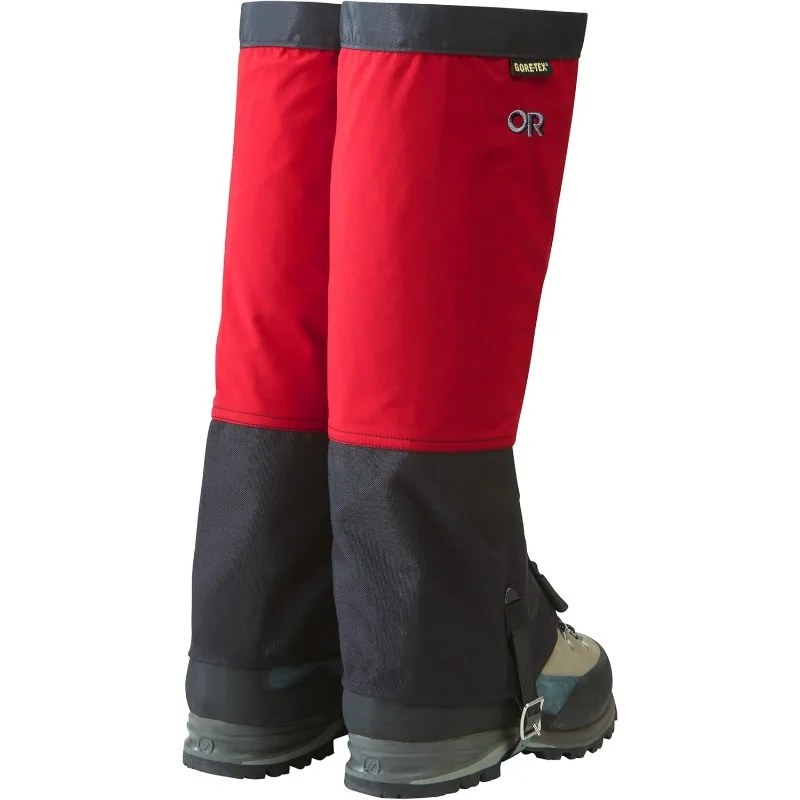 

Outdoor Research Men’s Crocodile Gore-TEX Gaiters Breathable Leg Protection - Chili/Black XLarge