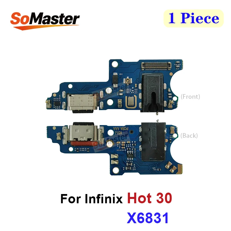 USB Charging Dock Board For INFINIX Hot 30i 30 Play 40i 40 PRO X6831 X6836 X669 X6835 Charger Port Connector Flex Cable Repair image 2