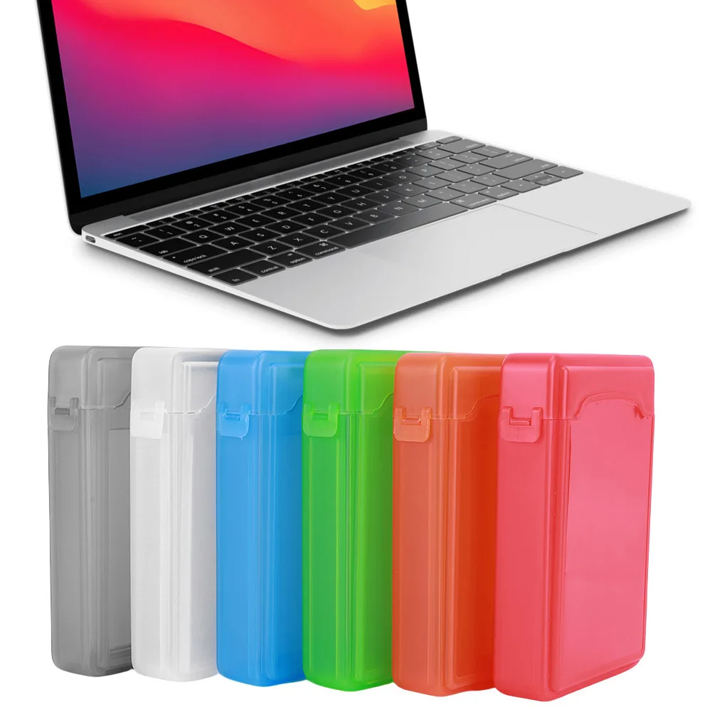 방진 플라스틱 IDE SATA HDD 하드 드라이브 디스크 보관함 케이스 커버, 외부 HDD 하드 디스크 보호 보관함, 3.5 인치
