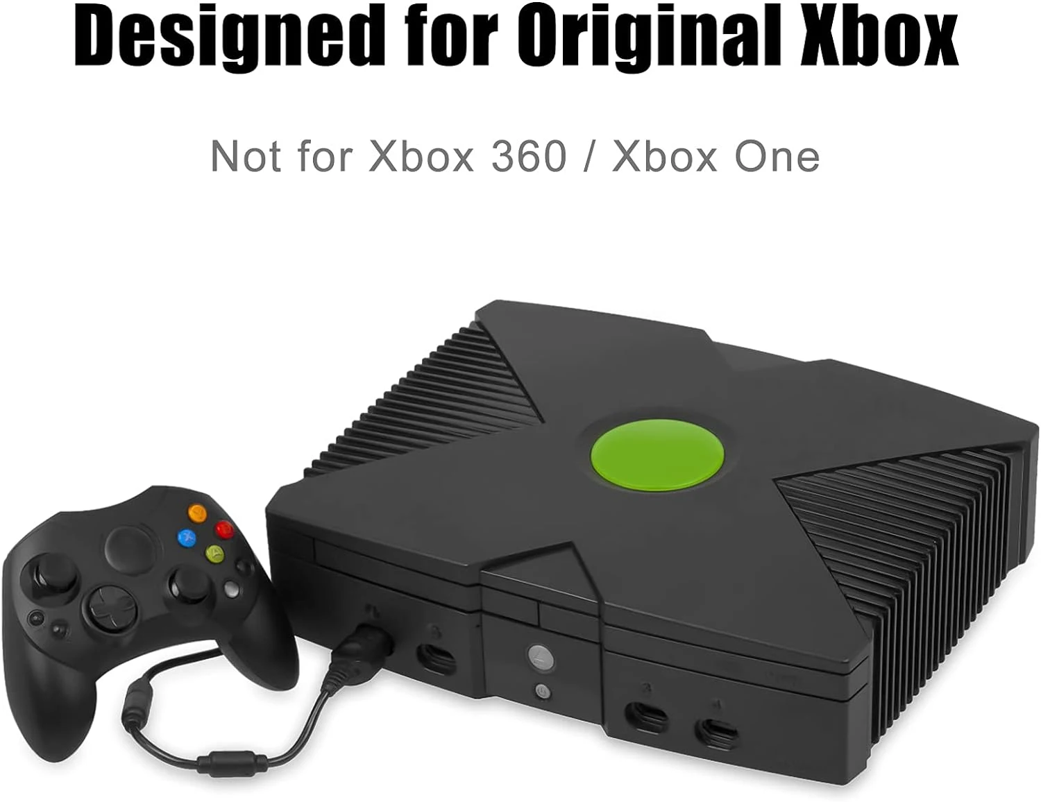 جهاز تحكم بديل أسود من مايكروسوفت لجهاز إكس بوكس ، جزء واحد ، جديد ،