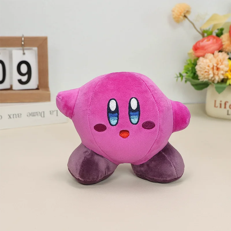 Kirby e a terra esquecida 6 "brinquedo de pelúcia cara roxa, jogo de interruptor Kirby's return to Dream Land DELUXE Yo-Yo animal de pelúcia Yo