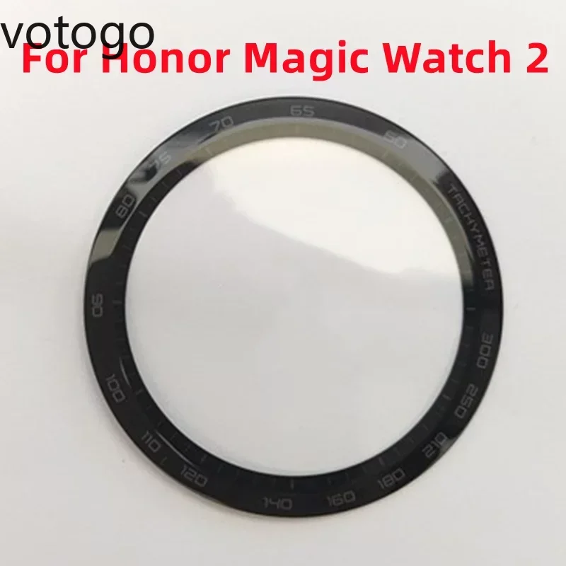 For HONOR Magic Watch 2 46M TP Outer Touch Screen Glass + OCA + Flex Cable Front LCD Display Cover Lens MNS-B39 Replacement